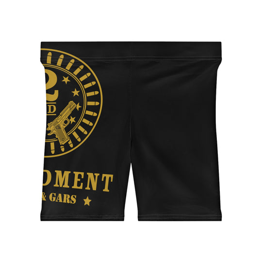 2nd Amendment - Women's Biker Shorts (AOP)