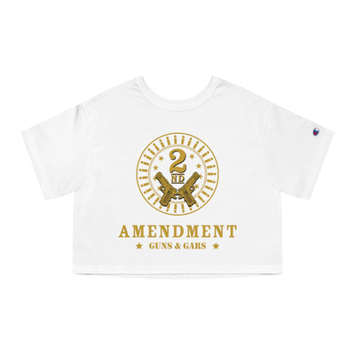 2nd Amendment - Champion Women's Heritage Cropped T-Shirt