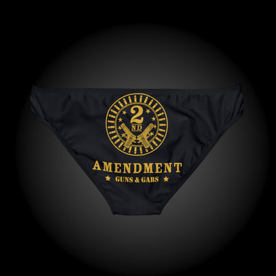2nd Amendment - Loop Tie Side Bikini Bottom (AOP)