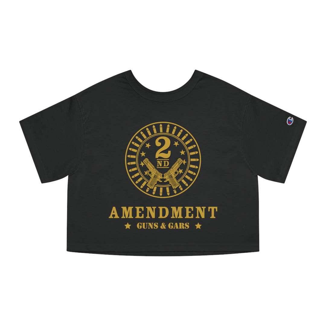 2nd Amendment - Champion Women's Heritage Cropped T-Shirt