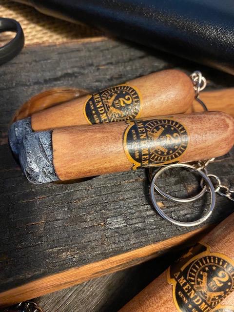 2nd Amendment Cigar Key Chain