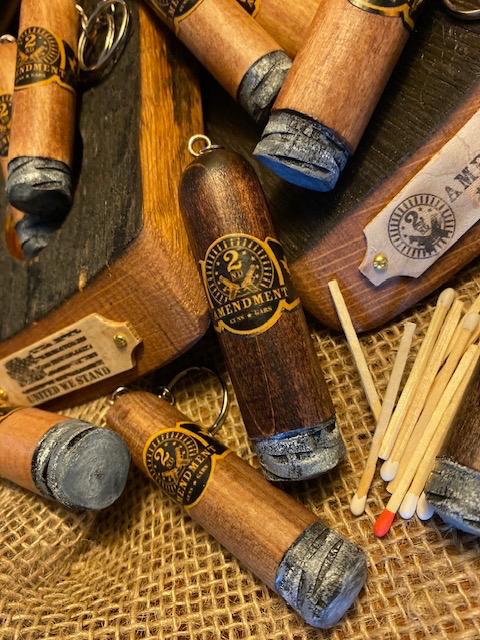 2nd Amendment Cigar Key Chain