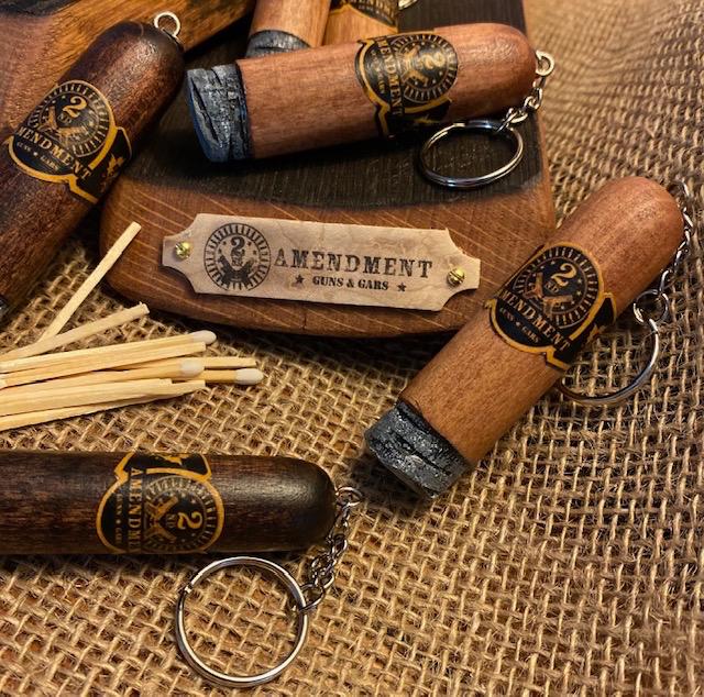 2nd Amendment Cigar Key Chain