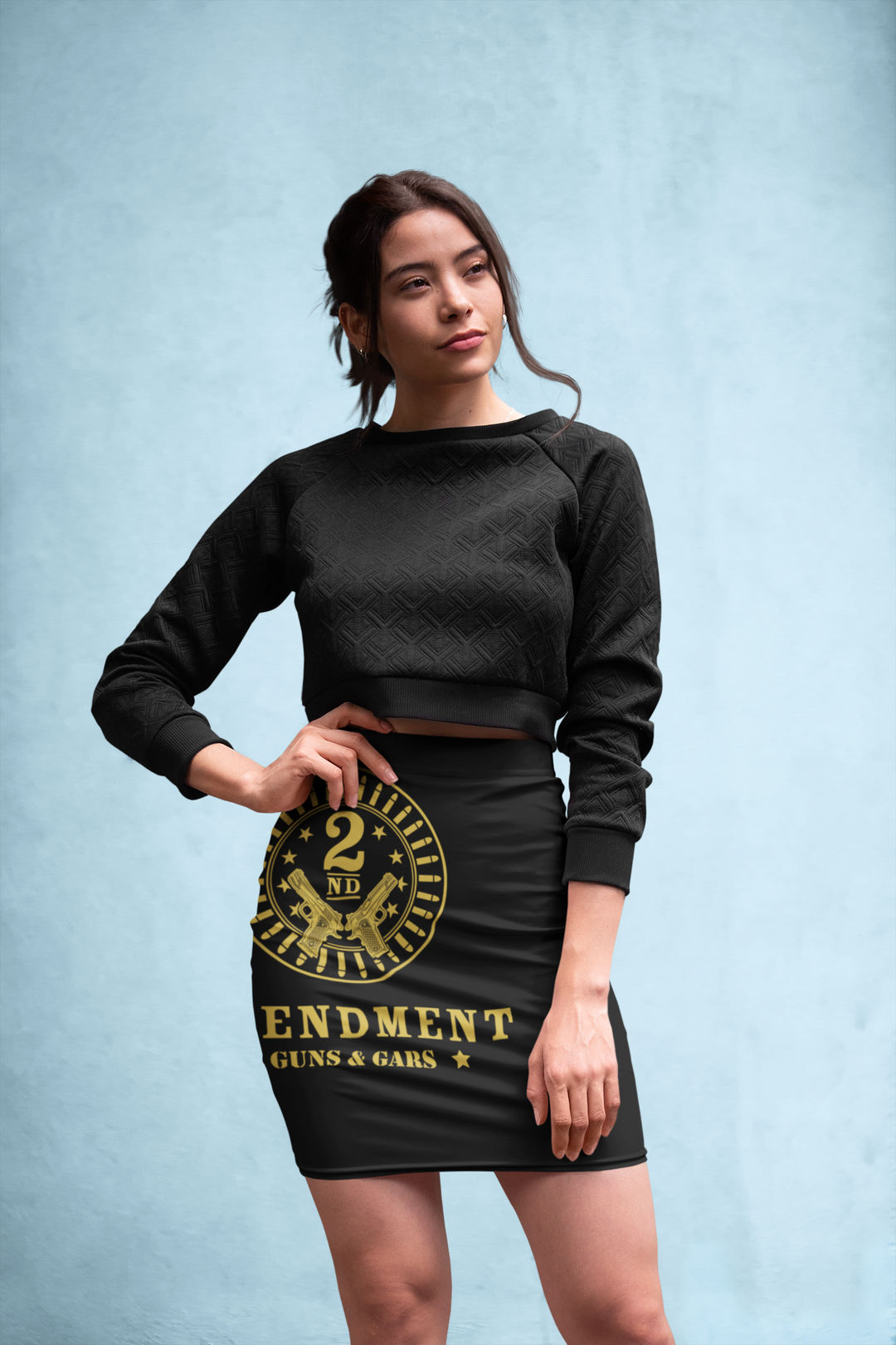 2nd Amendment - Women's Pencil Skirt (AOP)